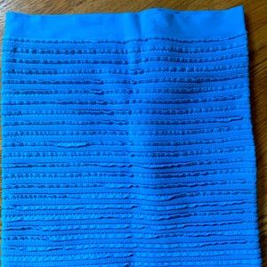 Bebe stretchy blue mini skirt